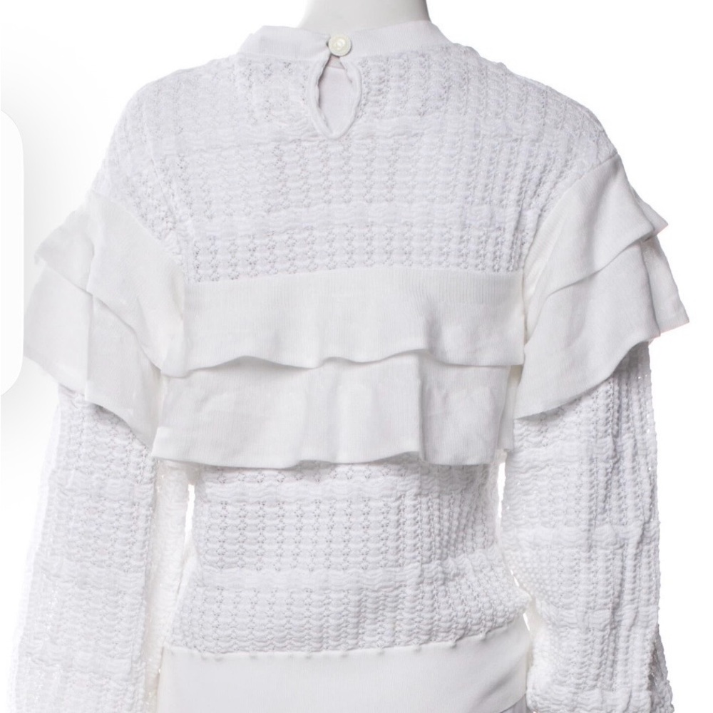 Chanel Ruffled Cotton Top - Picture 4 of 7